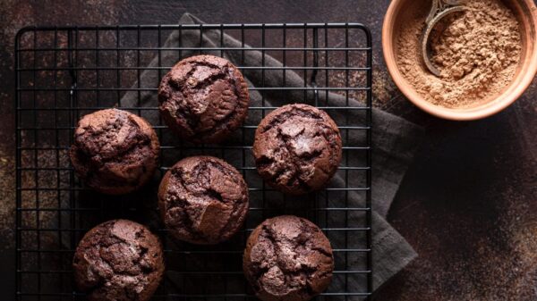 čokoládové muffiny